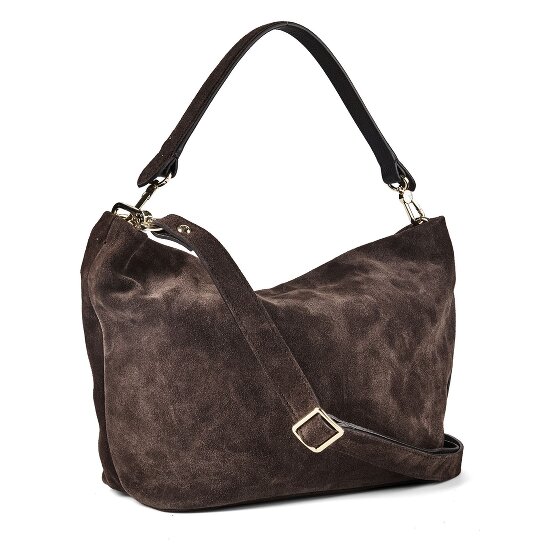 abro Ebony Schoudertas Leder 39 cm