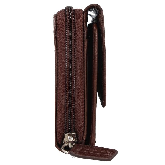 mano Donna Aurona Portemonnee RFID Leer 18 cm