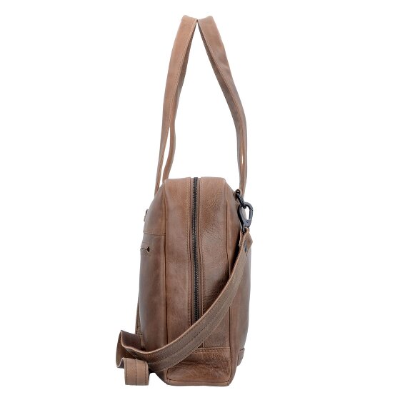 Plevier Zuivere Schoudertas Leer 43 cm Laptopcompartiment