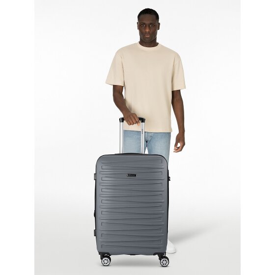 Benzi 5493 4 wielen Trolley M 66 cm met uitbreidingsplooi