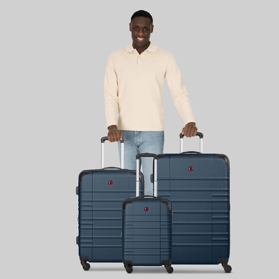 Wenger Amplar Evo 4 wielen Kofferset 3-delig met uitbreidingsplooi