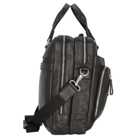 Alassio Campo aktetas leer 42 cm laptopvak