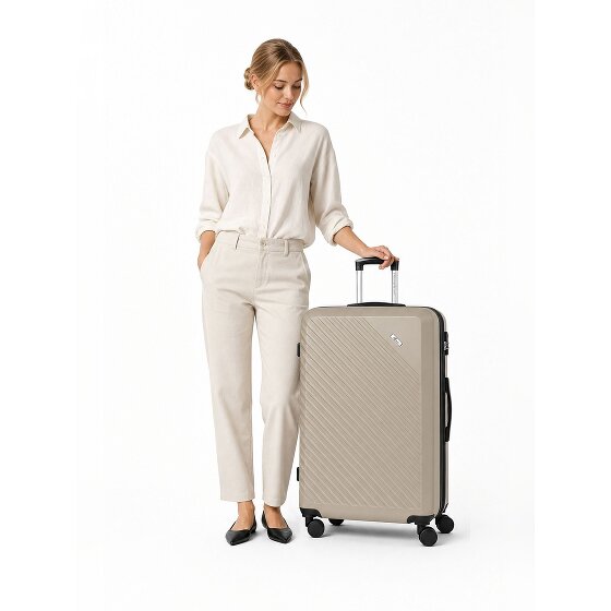 Check.In Paradise 2.0 4 wielen Trolley L 78 cm met uitbreidingsplooi