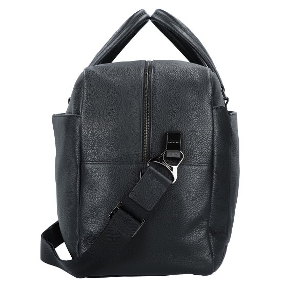 Piquadro Blauwe Vierkante Reistas Leer 52 cm