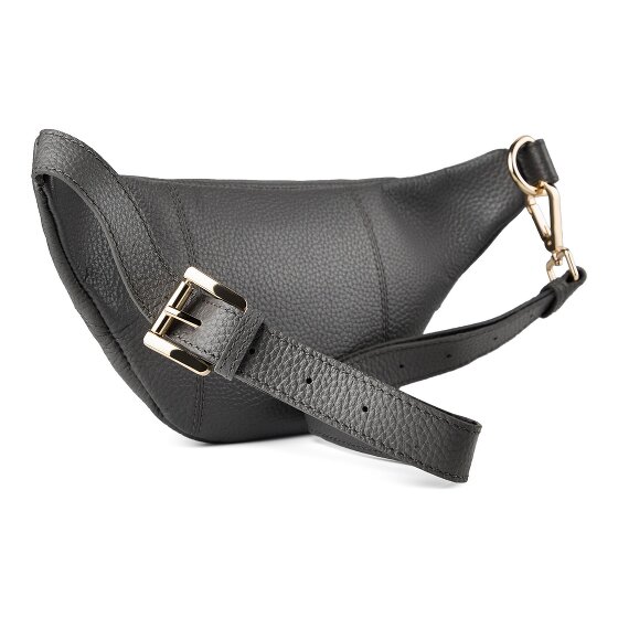 Lazarotti Bologna leer Fanny pack met dubbele rits, crossbody, leer, 25 cm
