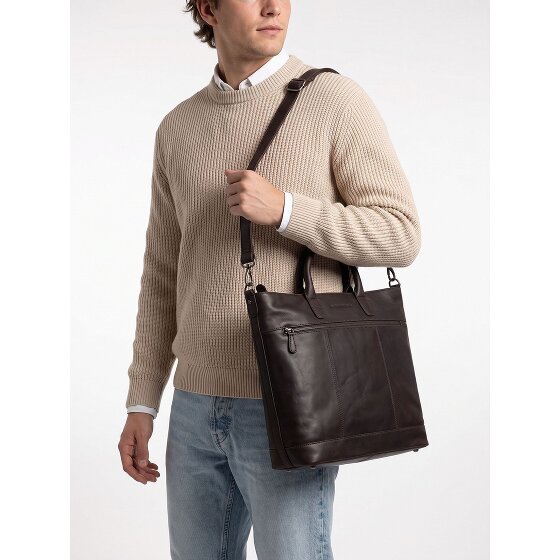 The Chesterfield Brand Westbrook Schoudertas Leder 34 cm Laptopvak