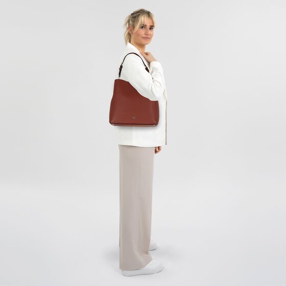 AIGNER Delia Schoudertas Leer 27 cm