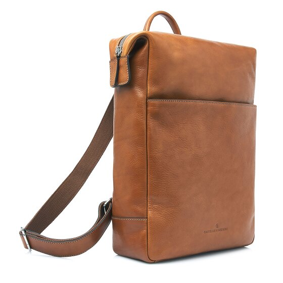 Castelijn & Beerens Laurens Dagrugzak RFID-bescherming Leer 41 cm Laptop compartiment