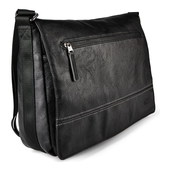 camel active Traces Boodschapper Leer 38.5 cm Laptop compartiment