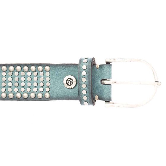 b.belt Riva Studded Belt Leer