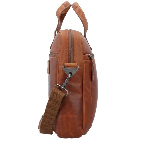 The Chesterfield Brand Wax Pull Up Koffer Leer 40 cm Laptop compartiment