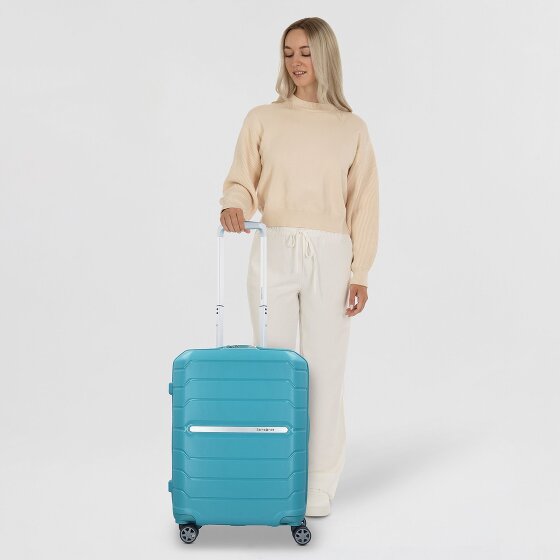 Samsonite Flux 4 wielen Cabinewagen 55 cm met uitbreidingsplooi