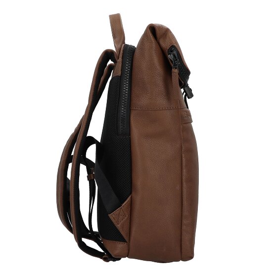 Burkely Minimal Mason Dagrugzak Leder 37 cm Laptopvak