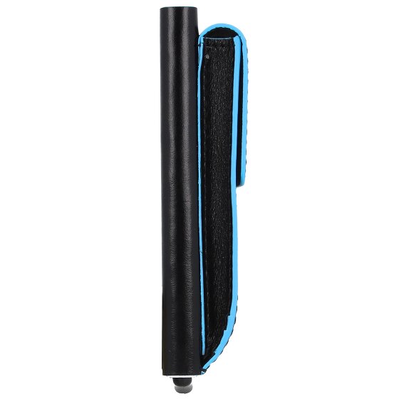 Piquadro Blauw Vierkant Creditcardetui Leer 6 cm