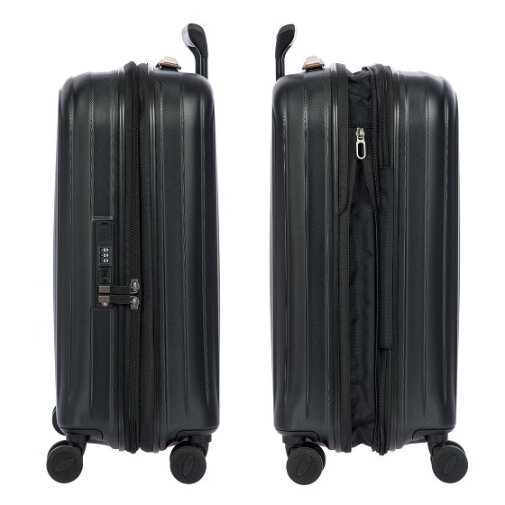 Bric's Taormina 4 wielen Trolley S 57 cm met uitbreidingsplooi