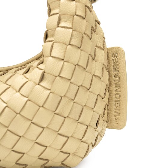 LES VISIONNAIRES Greta Micro weave Handtas Leer 20 cm