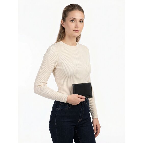 oxmox Leather Portemonnee RFID-bescherming Leder 12 cm