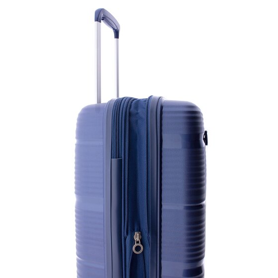 Gladiator 0800 4 wielen Trolley 55 cm met uitbreidingsplooi