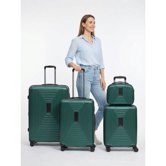 Redolz Essentials 14 4-wiel kofferset + beautycase 4 stuks met stretchvouw