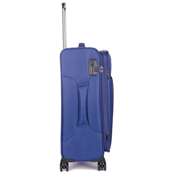 Stratic Stratic Light Plus 4 wielen Trolley 68 cm met uitbreidingsplooi