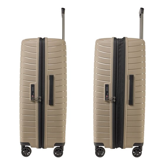 Stratic Novium 4 wielen Trolley L 77 cm met uitbreidingsplooi