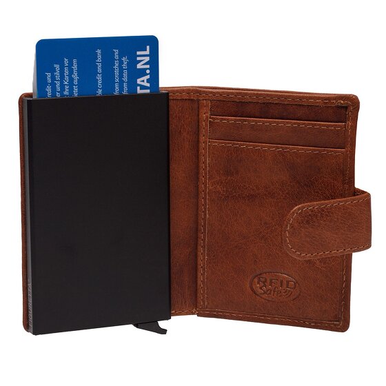 The Chesterfield Brand Prague Kredietkaart etui RFID-bescherming Leer 7 cm