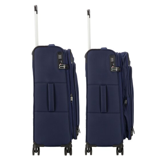 d&n Travel Line 9504 4 wielen Trolley M 67 cm met uitbreidingsplooi