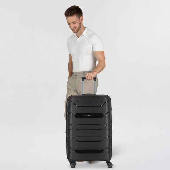 Polestream Strz by Asteroid 4 wielen Trolley L 74 cm met uitbreidingsplooi