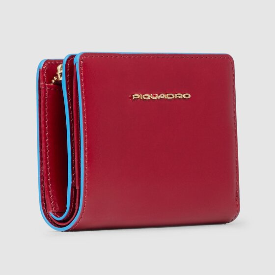Piquadro Blue Square Portemonnee RFID-bescherming Leer 11 cm
