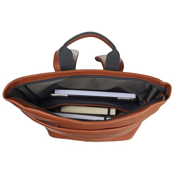 Leonhard Heyden Hamburg Rugzak Leer 46 cm Laptopvak
