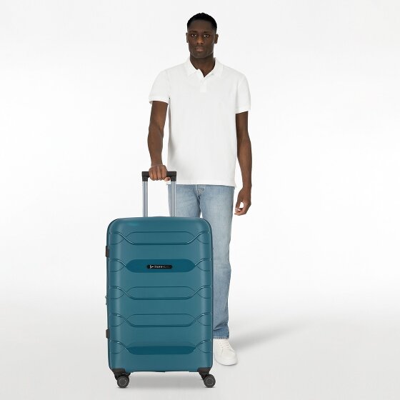 Polestream Strz by Asteroid 4 wielen Trolley L 74 cm met uitbreidingsplooi