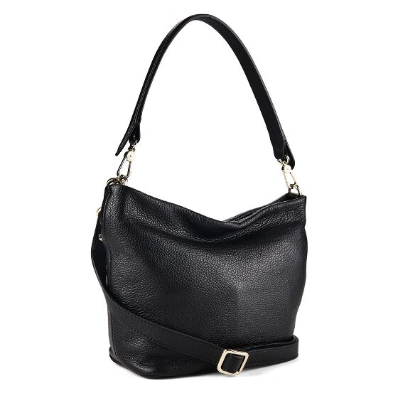 abro Ebony Schoudertas Leder 30 cm