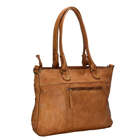 Greenland Nature Femi & Nine Leren Schoudertas 42 cm