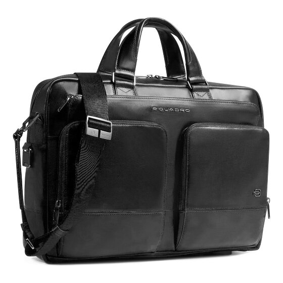 Piquadro Cartel2m Koffer Leer 43 cm Laptop compartiment