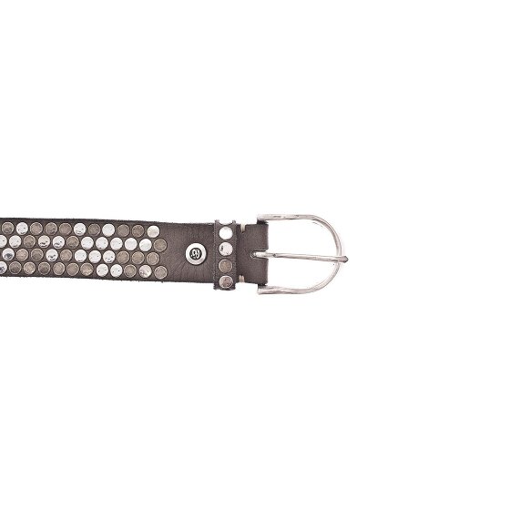 b.belt Studded riem leer
