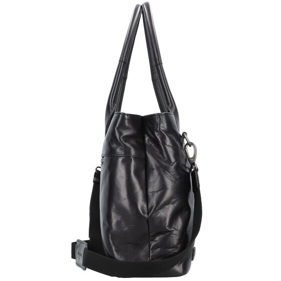 Plevier Rock Amber Schoudertas Leer 43 cm Laptop compartiment