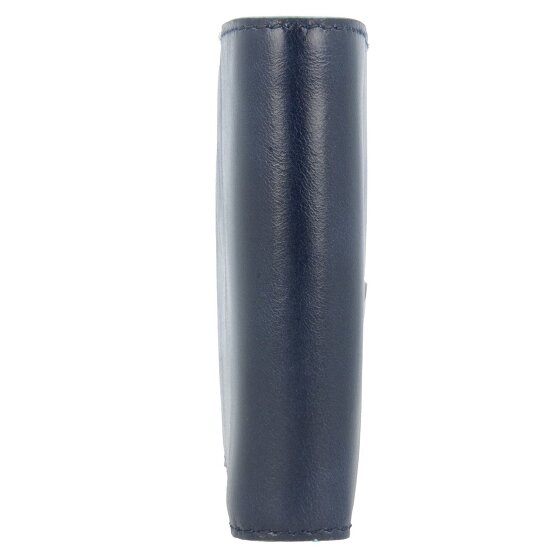 Piquadro Blauwe vierkante Leren Portemonnee 12,5 cm