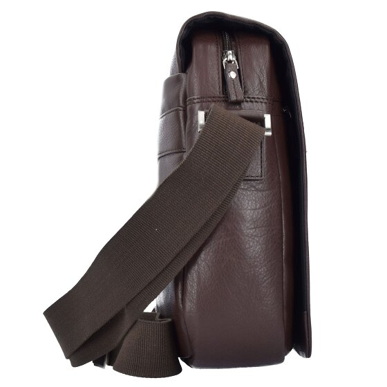Esquire Sydney Boodschapper Leer 40 cm Laptopcompartiment