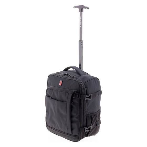 Gladiator 1400 2 wielen Rugzak trolley 40 cm Laptop compartiment met uitbreidingsplooi