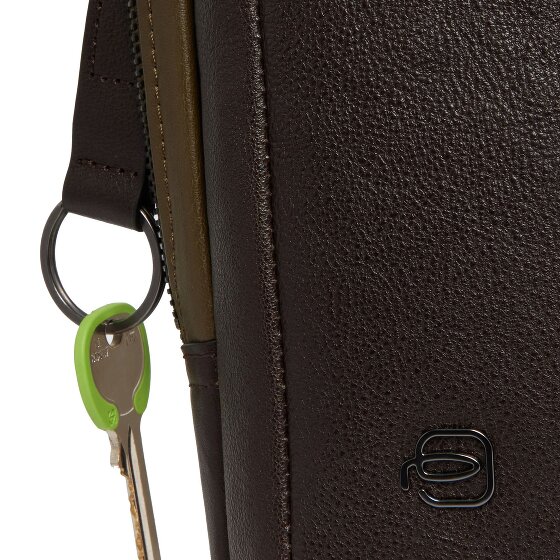 Piquadro Black Square Crossbody tas Leder 17 cm
