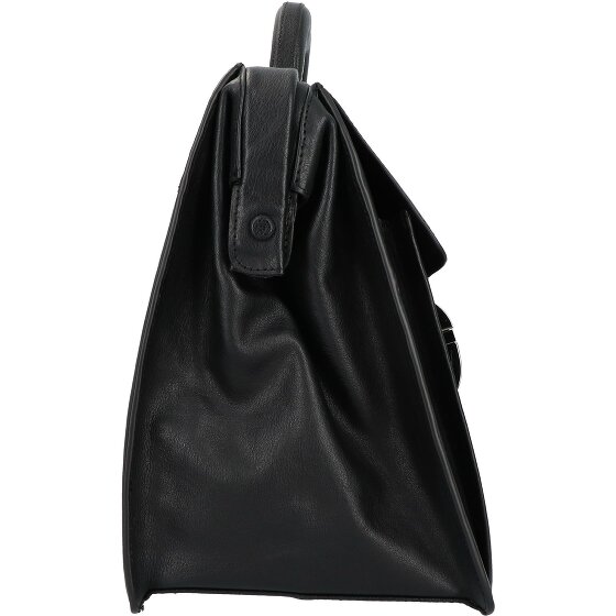 Piquadro Zwarte vierkante aktetas Leer 37 cm