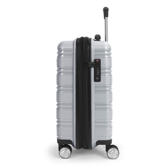 Gabol Uyiko 4 wielen Cabinewagen 54 cm met uitbreidingsplooi