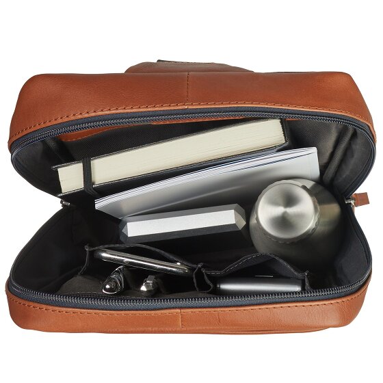 Leonhard Heyden Hamburg Schoudertas Leer 20 cm