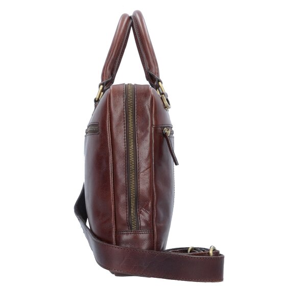Leonhard Heyden Cambridge aktetas Leer 37 cm Laptopcompartiment