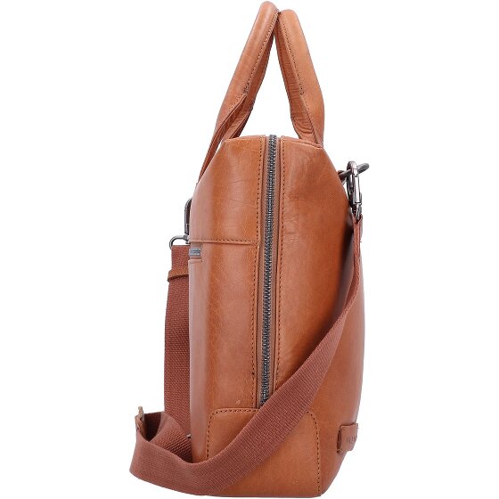 Plevier Rock Basalt Aktentas Leder 41 cm Laptopvak