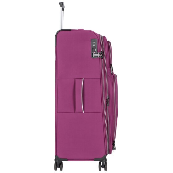 d&n Travel Line 9204 4 wielen Trolley L 76 cm met uitbreidingsplooi