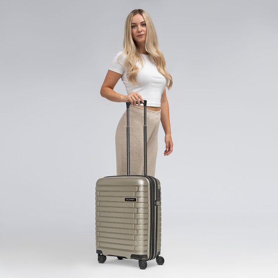 Pactastic Collection 04 THE CABIN + 4 wielen Cabinewagen S 55 cm met uitbreidingsplooi