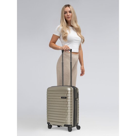 Pactastic Collection 04 THE CABIN + 4 wielen Cabinewagen S 55 cm met uitbreidingsplooi