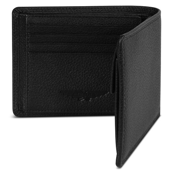 Police Portemonnee RFID leer 12 cm uitklapbaar