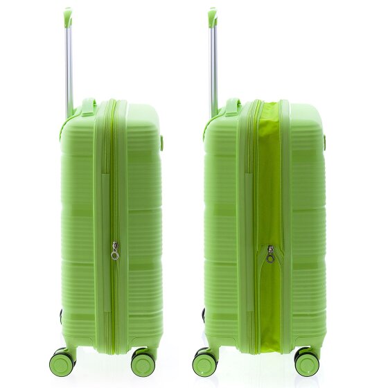 Gladiator 0800 4 wielen Cabinewagen 55 cm met uitbreidingsplooi
